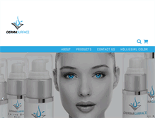 Tablet Screenshot of dermasurface.com